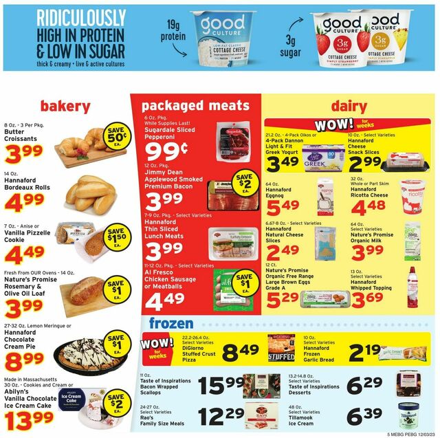 Catalogue Hannaford from 12/03/2023