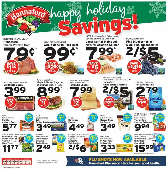 Catalogue Hannaford from 12/10/2023