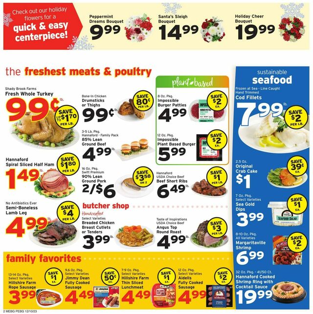 Catalogue Hannaford from 12/10/2023