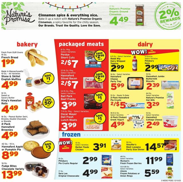 Catalogue Hannaford from 12/10/2023
