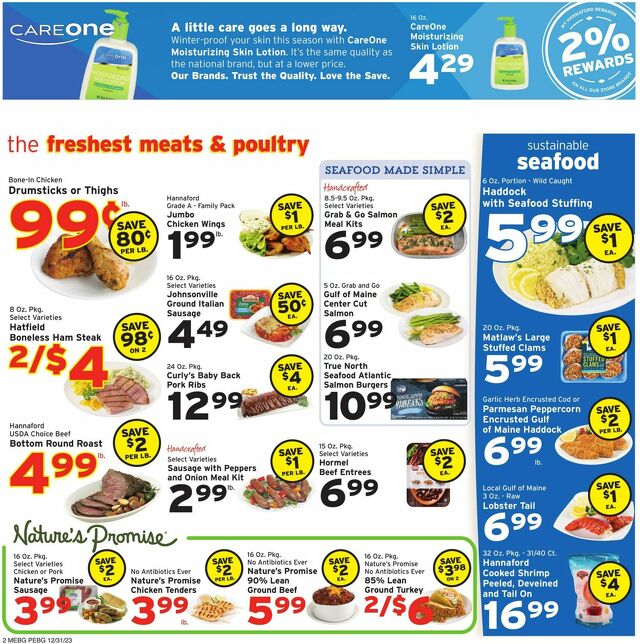 Catalogue Hannaford from 12/31/2023