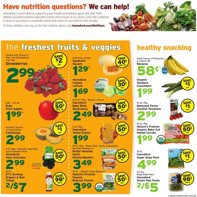Catalogue Hannaford from 12/31/2023