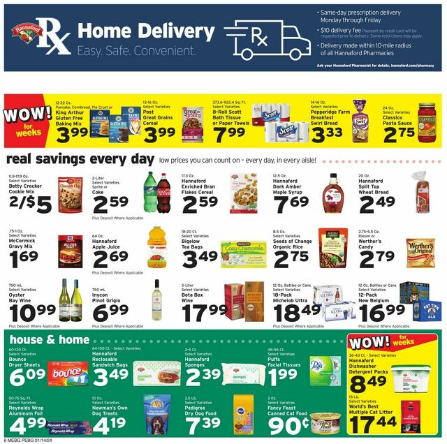 Catalogue Hannaford from 01/14/2024