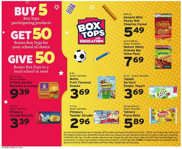 Catalogue Hannaford from 01/14/2024