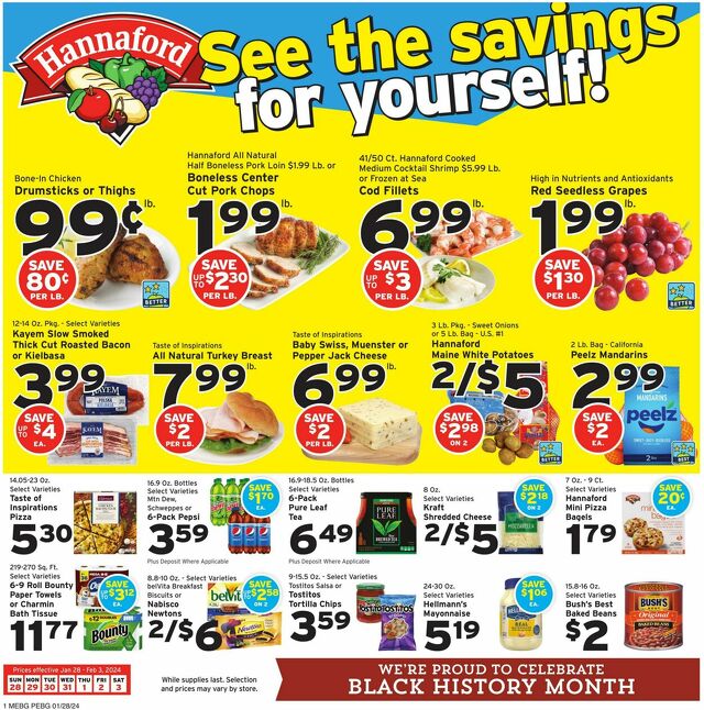 Catalogue Hannaford from 01/28/2024