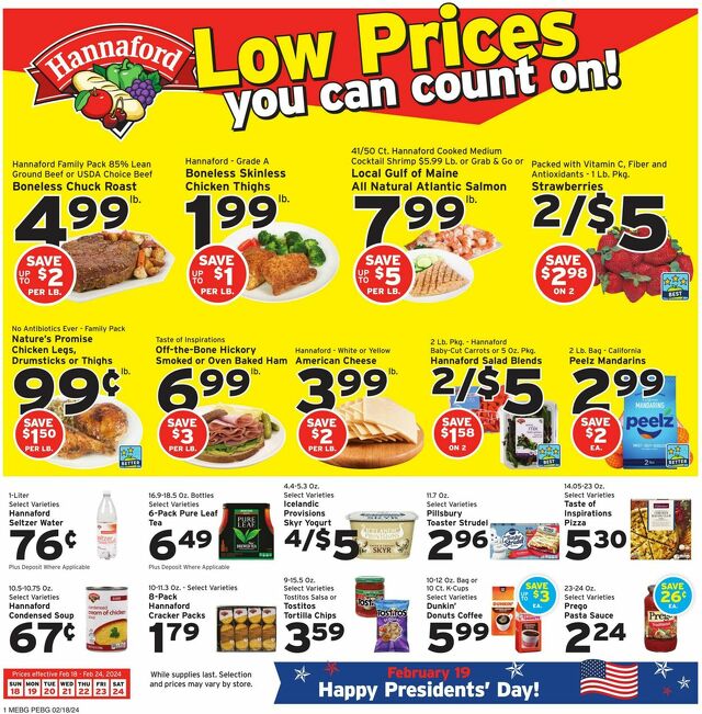 Catalogue Hannaford from 02/18/2024