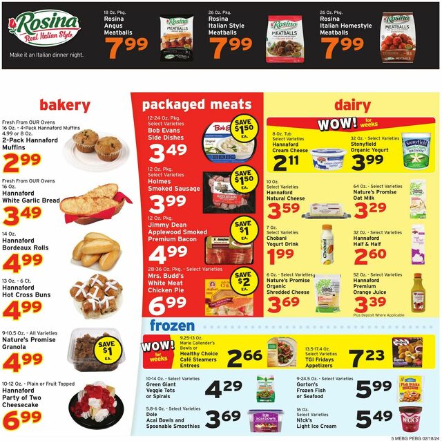 Catalogue Hannaford from 02/18/2024