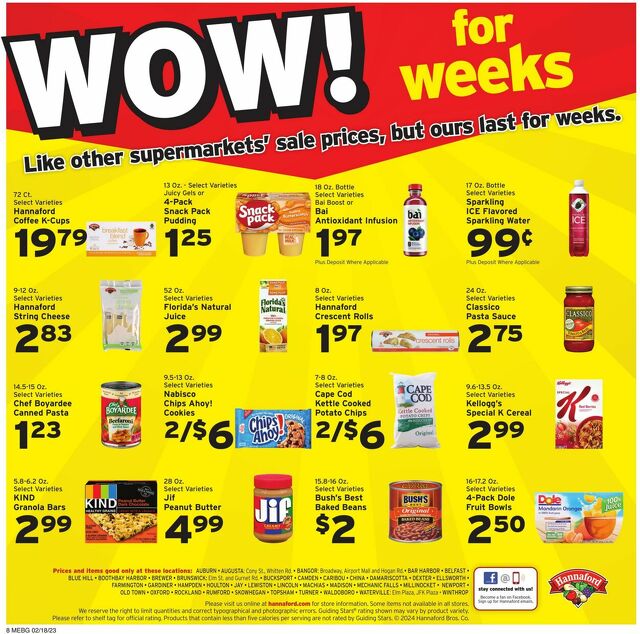 Catalogue Hannaford from 02/18/2024
