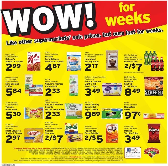 Catalogue Hannaford from 02/25/2024