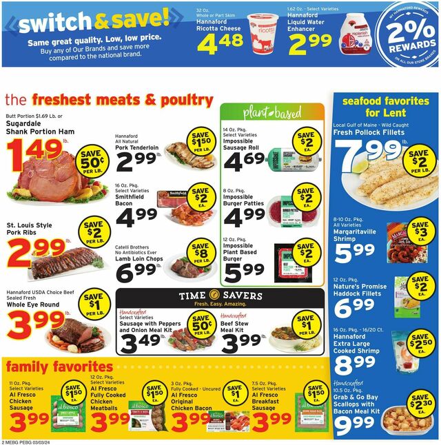 Catalogue Hannaford from 03/03/2024