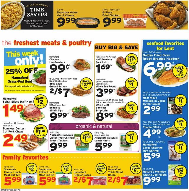 Catalogue Hannaford from 03/17/2024