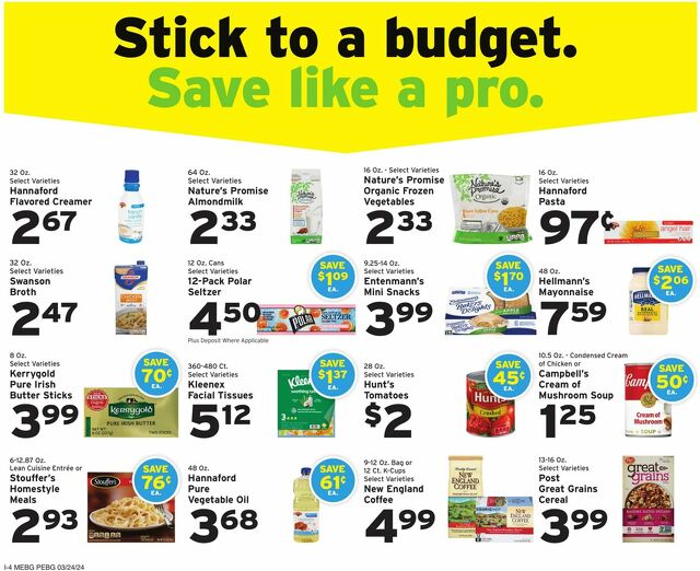 Catalogue Hannaford from 03/24/2024