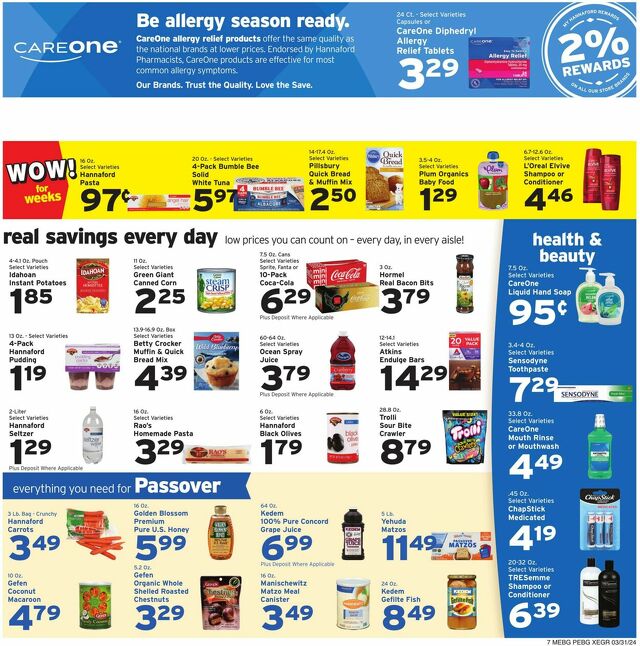 Catalogue Hannaford from 03/31/2024
