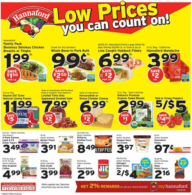 Catalogue Hannaford from 04/07/2024