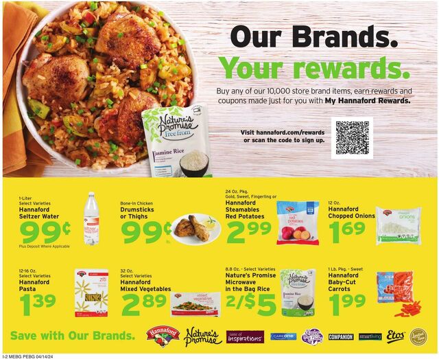 Catalogue Hannaford from 04/14/2024
