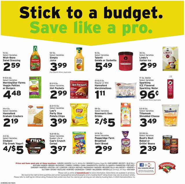 Catalogue Hannaford from 05/19/2024