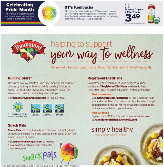 Catalogue Hannaford from 06/09/2024