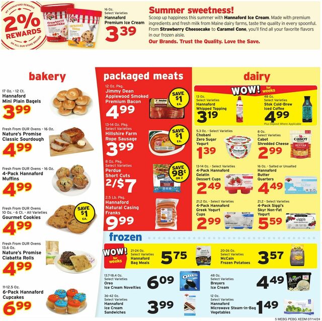 Catalogue Hannaford from 07/14/2024