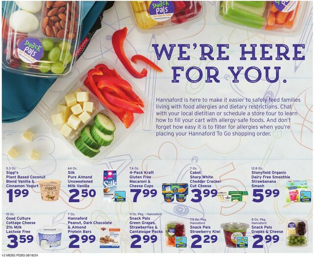 Catalogue Hannaford from 08/18/2024