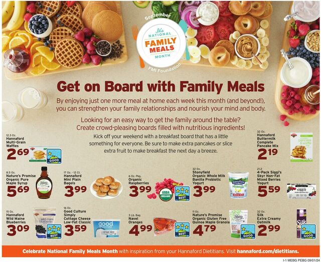 Catalogue Hannaford from 09/01/2024