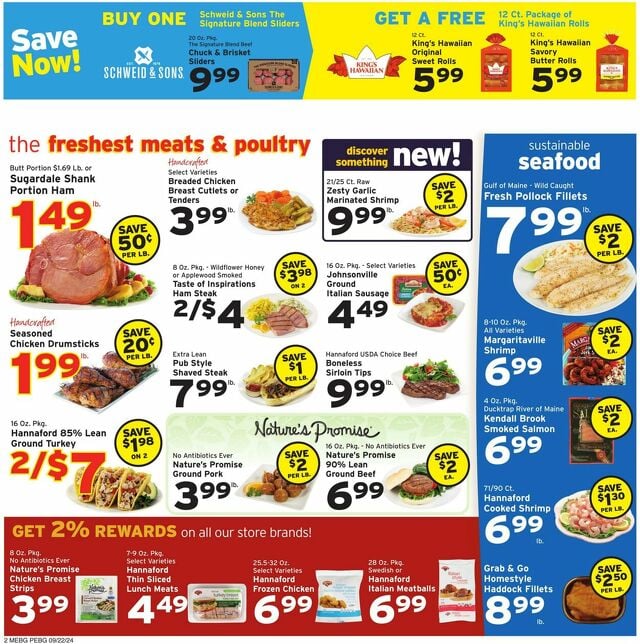 Catalogue Hannaford from 09/22/2024