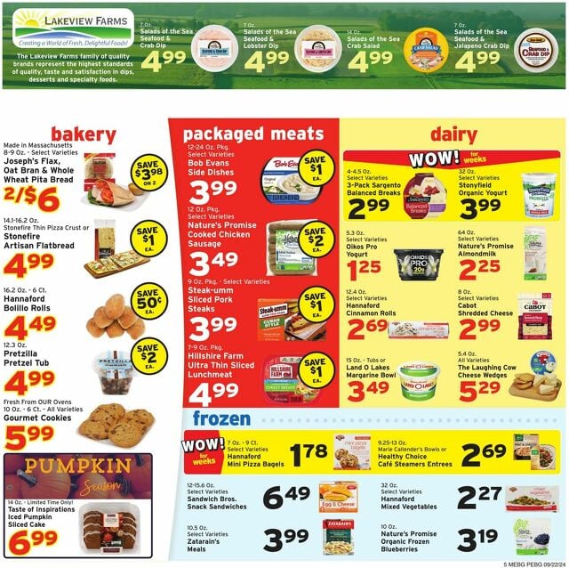 Catalogue Hannaford from 09/22/2024