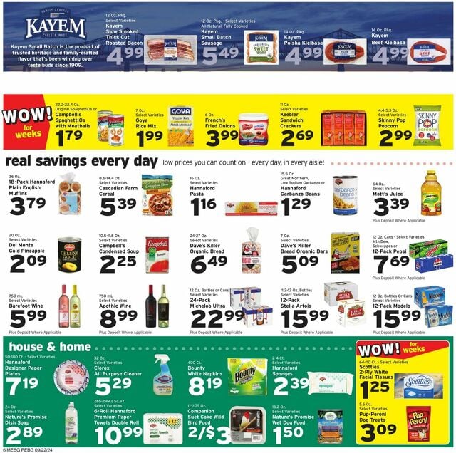 Catalogue Hannaford from 09/22/2024