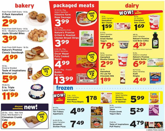 Catalogue Hannaford from 09/29/2024