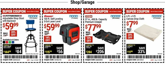 Catalogue Harbor Freight from 11/11/2024