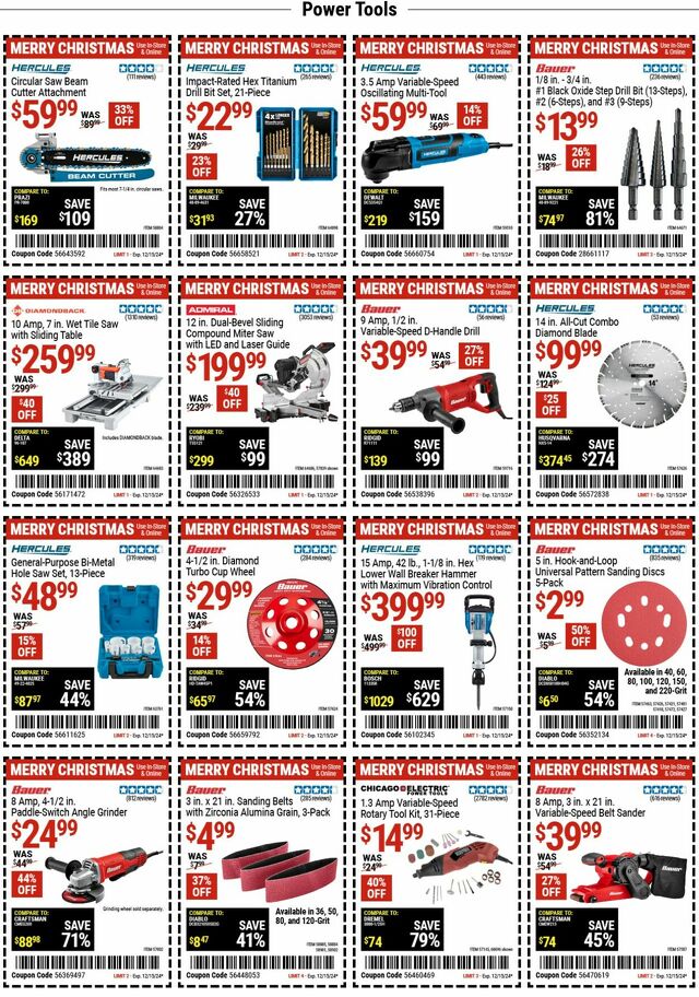 Catalogue Harbor Freight from 12/02/2024