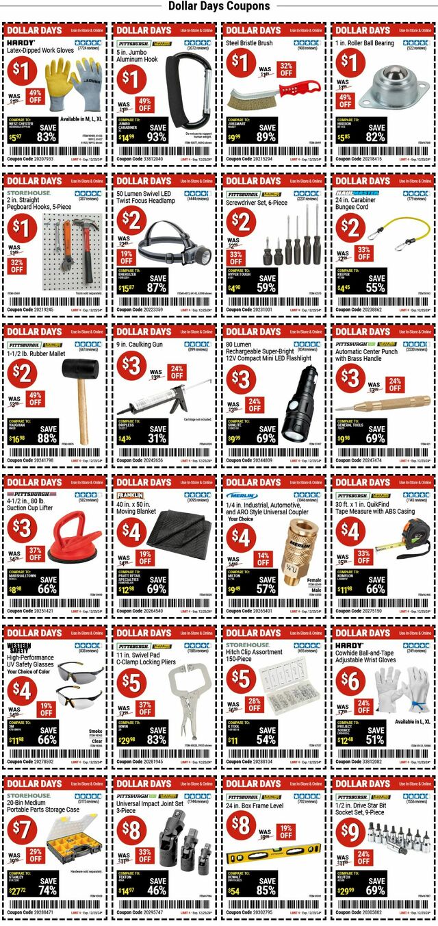 Catalogue Harbor Freight from 12/16/2024