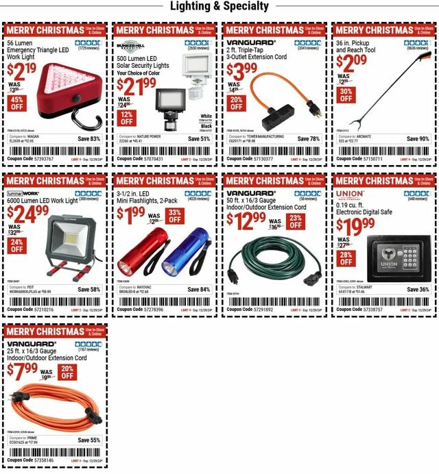 Catalogue Harbor Freight from 12/16/2024