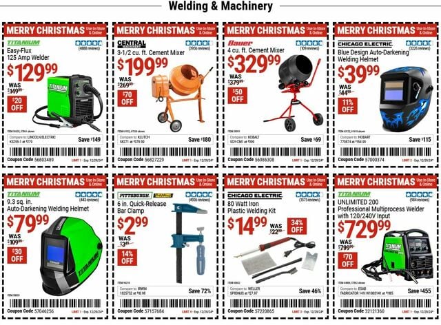 Catalogue Harbor Freight from 12/16/2024