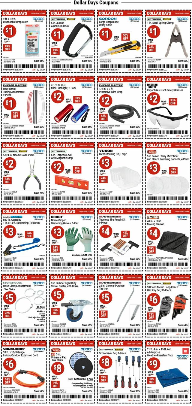 Catalogue Harbor Freight from 03/24/2025