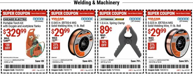 Catalogue Harbor Freight from 04/21/2025