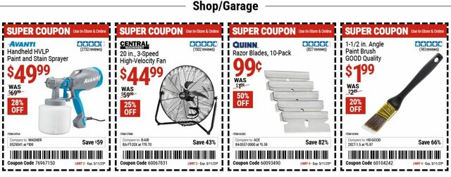 Catalogue Harbor Freight from 04/28/2025