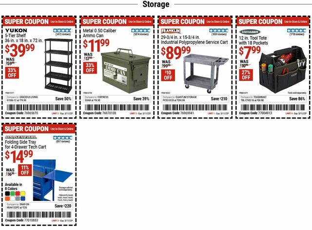 Catalogue Harbor Freight from 05/05/2025