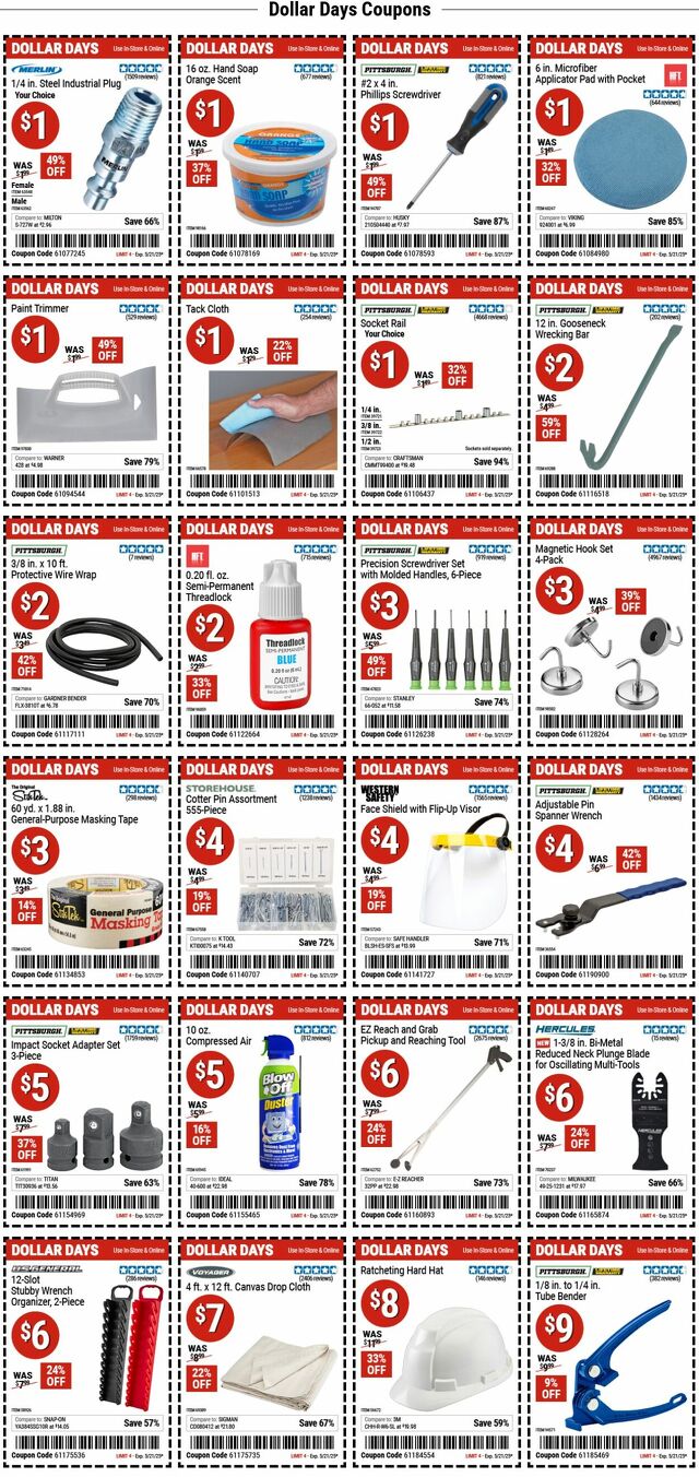 Catalogue Harbor Freight from 05/05/2025