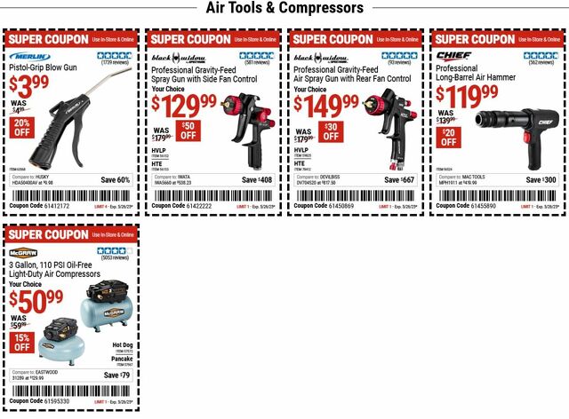 Catalogue Harbor Freight from 05/12/2025