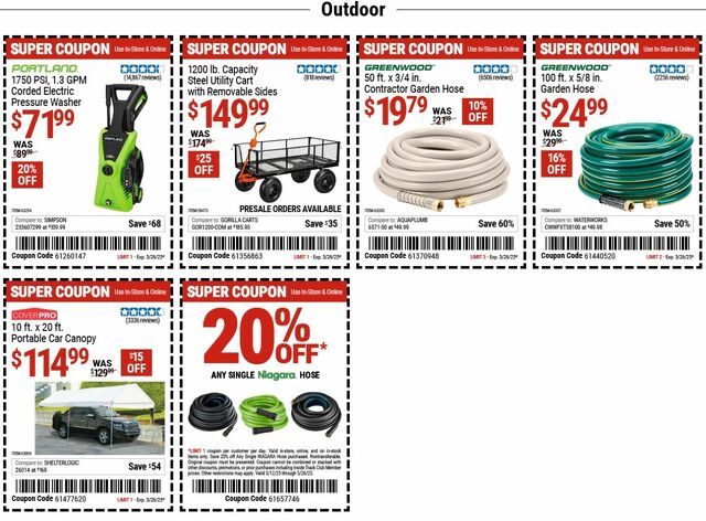Catalogue Harbor Freight from 05/12/2025
