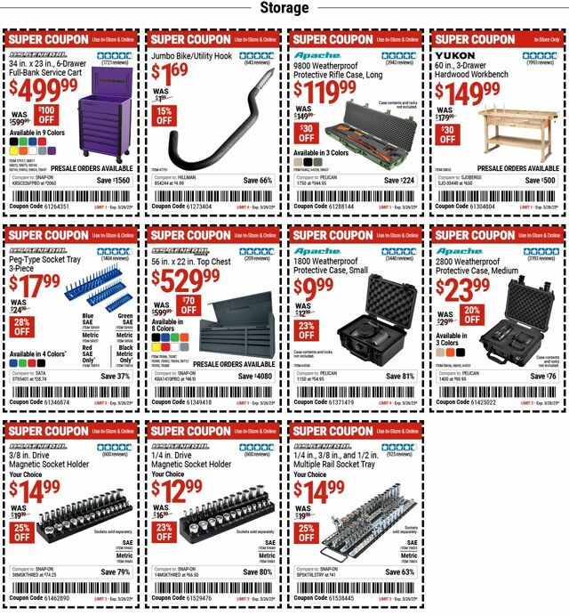 Catalogue Harbor Freight from 05/12/2025