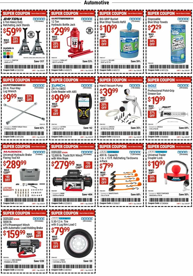 Catalogue Harbor Freight from 05/19/2025