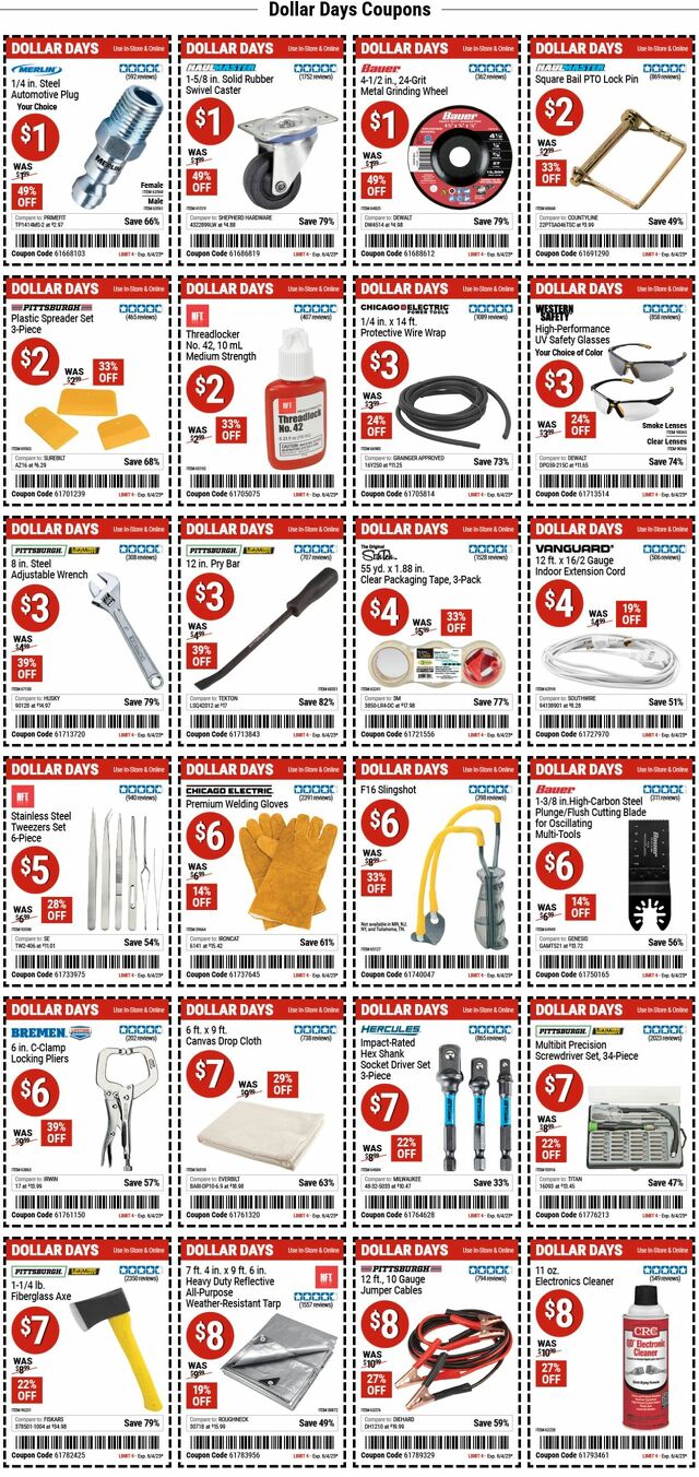 Catalogue Harbor Freight from 05/19/2025