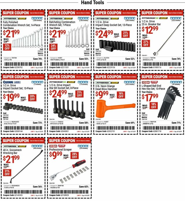 Catalogue Harbor Freight from 05/26/2025