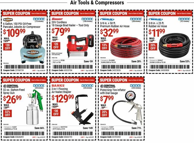 Catalogue Harbor Freight from 06/16/2025