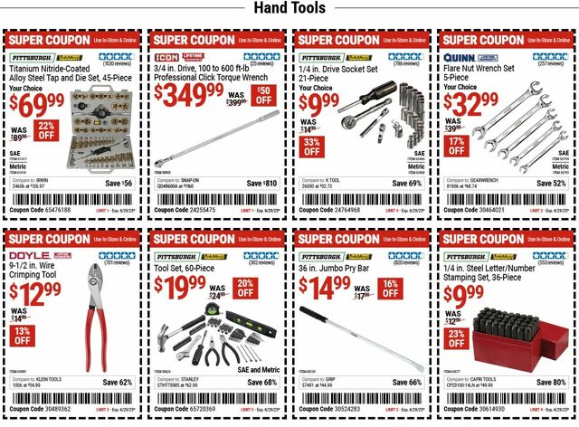 Catalogue Harbor Freight from 06/16/2025