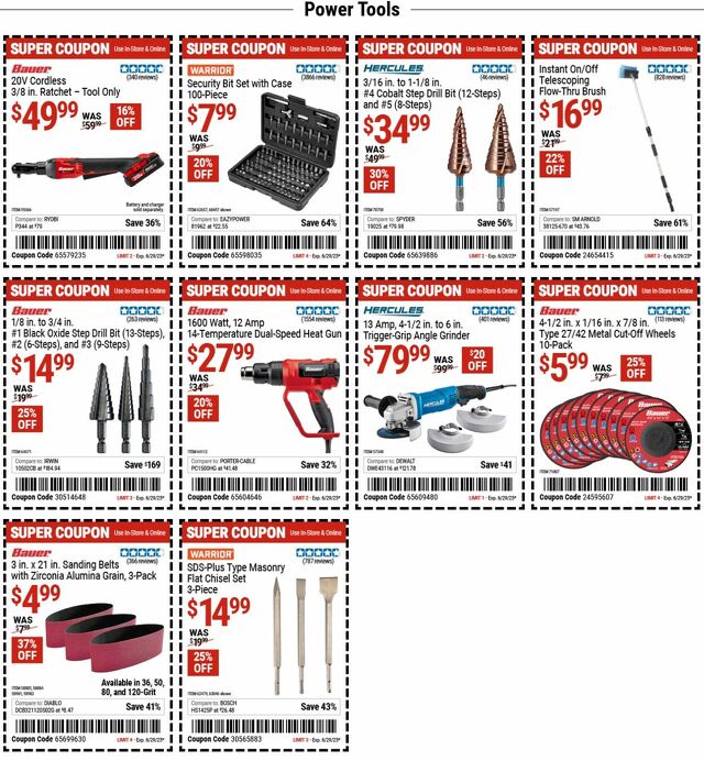 Catalogue Harbor Freight from 06/16/2025