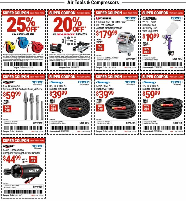 Catalogue Harbor Freight from 06/30/2025