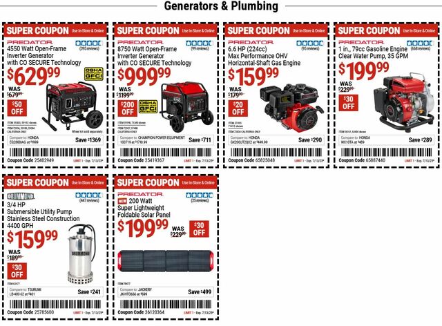 Catalogue Harbor Freight from 06/30/2025