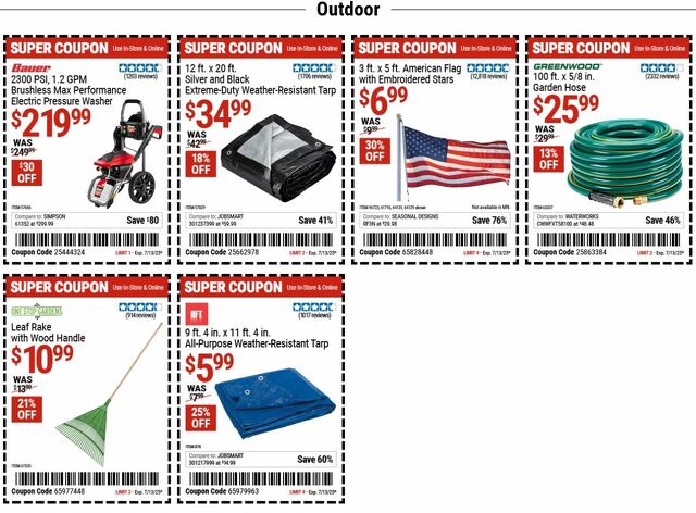 Catalogue Harbor Freight from 06/30/2025